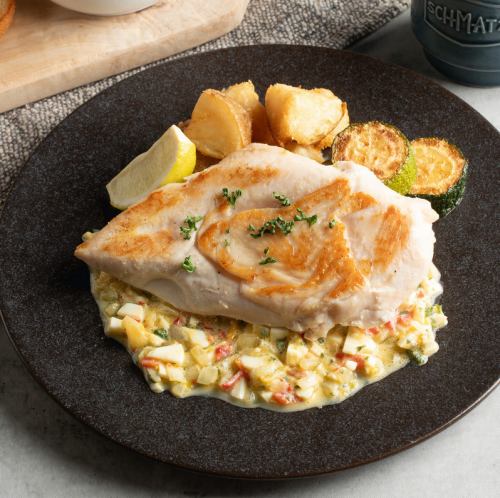 美桜鶏の低温グリル/slow grilled Miou chicken