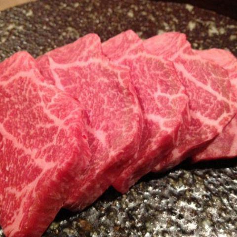 Rare part of domestic beef steak (lamb sin)