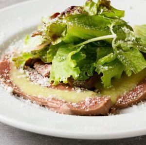 Kyushu Wagyu beef heart carpaccio