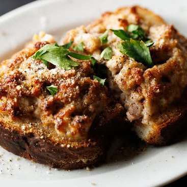 Italian Bread Gratin "Bologna Style"