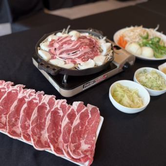 [120 minutes all-you-can-drink included] Genghis Khan course with light dashi broth