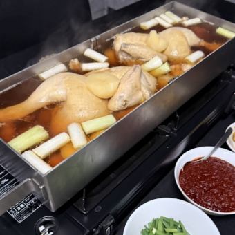 【120飲み放題付】丸どりダッカマリコース(しょうゆ味) 6000円