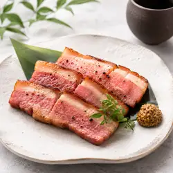 朝日ベーコン焼き