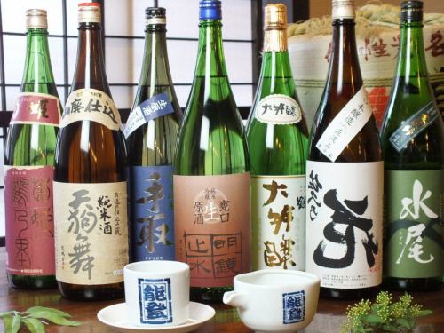 日本酒も圧巻の品揃え！！