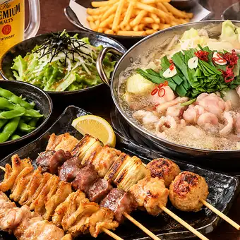 【超值之選！ 】120分鐘無限量供應烤雞串和飲料，包含6道菜