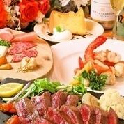 【圣诞晚宴】仅限12月23日至26日:香槟、烤牛肉、甜点、10道菜,以及2小时畅饮,仅需7000日元
