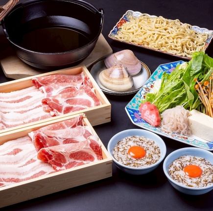 新特色菜：寿喜烧【山原阿古黑猪肉/阿古白猪肉】配国产大蛤蜊和里脊肉