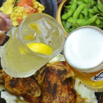 【お得なコース♪】120分オーダーバイキングの食べ飲み放題★4300円クーポン利用で4000円