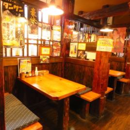 [表：4个座位（6个桌子）]因为这是一个在当地Hakuraku地区已经存在多年的居酒屋，所以建议家庭，夫妻和朋友之间的饮酒派对。