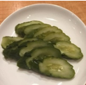 Homemade pickled cucumber