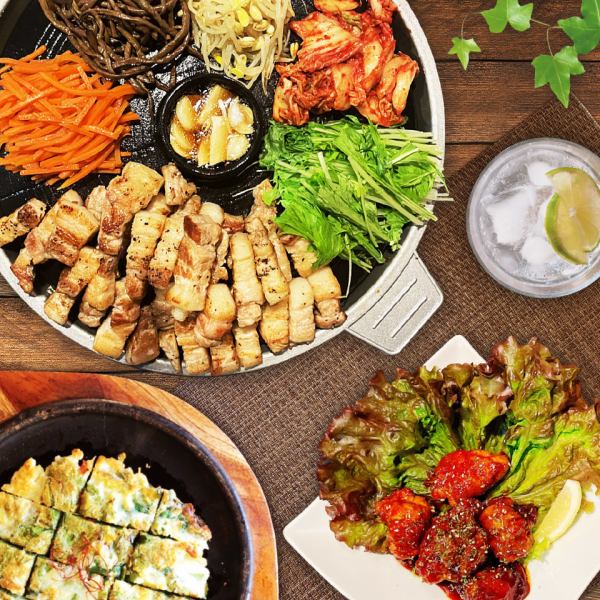 ディナー限定【選べる韓国鍋＆焼肉7種】宴会プラン