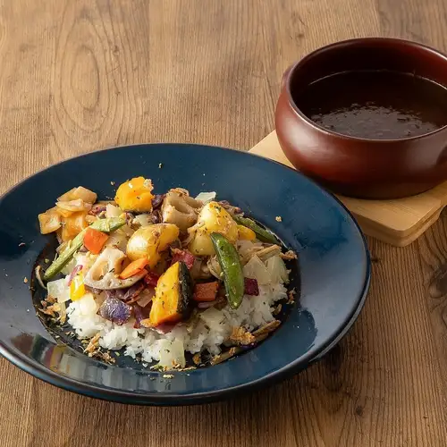 1/2日分の野菜カレー