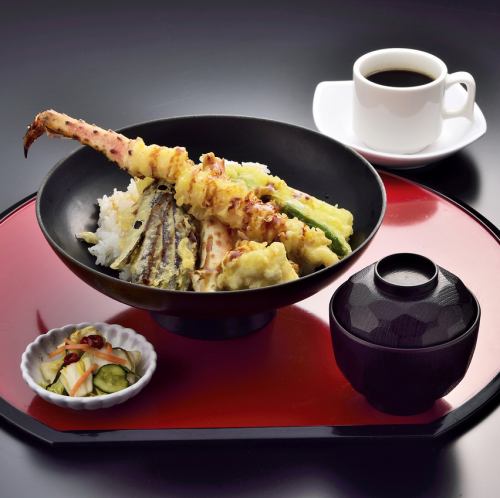 King crab tempura bowl