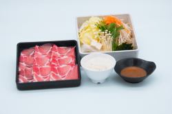 豬肩肉涮鍋（單人份）