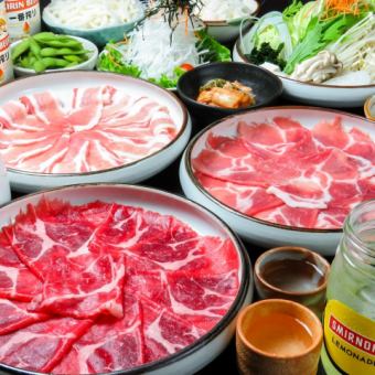 【おかわり自由コース】Aコース[豚肉・鶏肉おかわり自由]90分 大人2750円(税込)