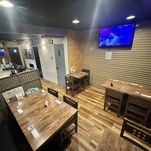 カジュアルな雰囲気のお店