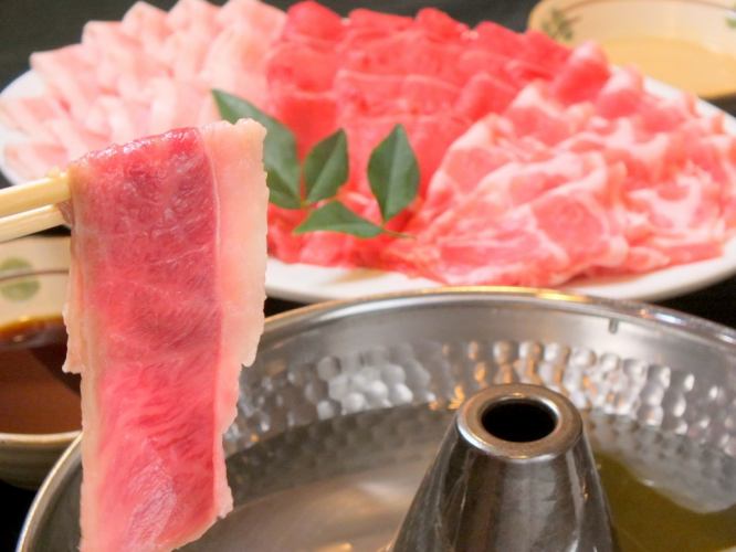 【しゃぶしゃぶ】食べ放題飲み放題2時間3800円(税込) ※平日は300円OFFの3500円!!