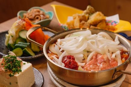 ◆From November 1st, click here◆ [2 hours of all-you-can-drink included] Delicious! Delicious Country Pork Motsunabe Course