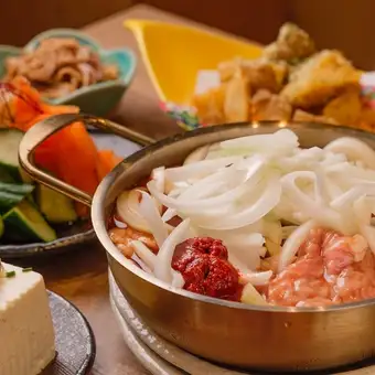 [2-hour all-you-can-drink included] Exquisite! Flavorful country-style pork offal hot pot course