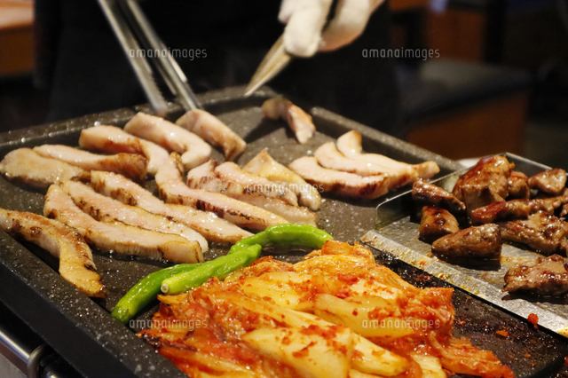 まるで韓国?!サムギョプサル、キンパなど韓国料理を堪能できます