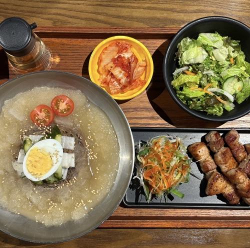 冷面+五花肉套餐