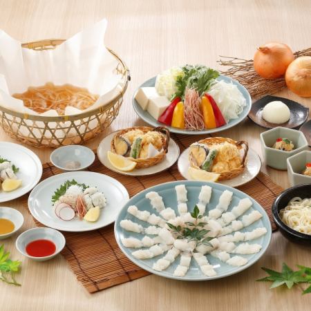 ★Summer Limited Time Offer: June 1st - August 31st★≪Summer is for Hamo (pike conger)≫ Hamo Feast [Bamboo] Course (6 dishes total) ~Reservations required by the day before~