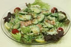 Salmon avocado salad