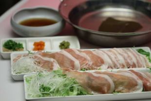 Kyushu pork shabu-shabu for 1 serving
