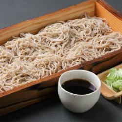 Steamed soba noodles