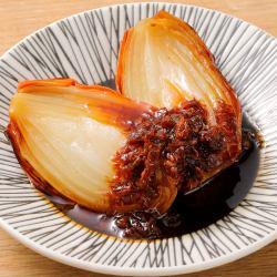 Grilled Onion with XO Sauce