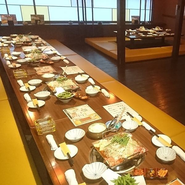 Banquet courses with all-you-can-drink are available for 4,400 yen, 4,950 yen, and 5,500 yen! Have a banquet with Korean cuisine loved by a wide range of people♪ [Higashi-Maizuru Station/Izakaya/Korean cuisine/Korean hot pot/private rooms/ Tatami room / banquet / all-you-can-drink / takeout / date / couple / girls' party / year-end party / new year's party / farewell party / welcome party】