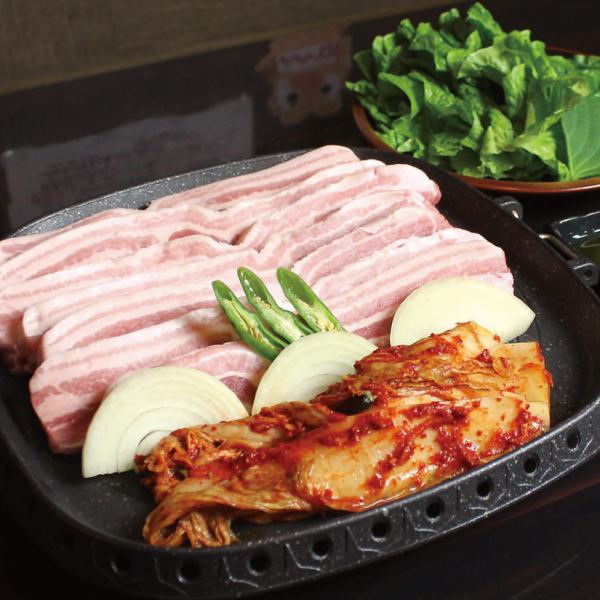 Samgyeopsal (1 person or more can be ordered.130g per person)