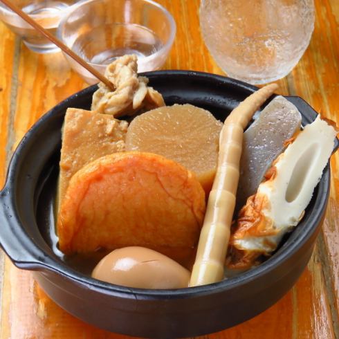 Sake and oden are a perfect match! Please give it a try!