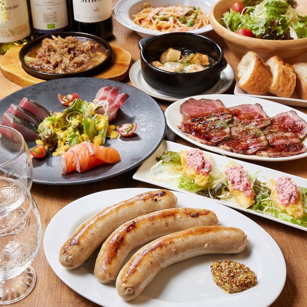 [7 dishes in total & 2 hours of all-you-can-drink included] Light course ◇ 4,000 yen (tax included)