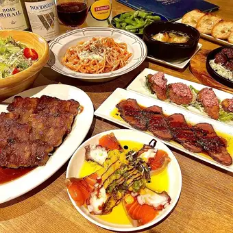 1番人気!!宴会にぴったり★ハンズコース★肉魚全9品◆2時間飲み放題付5,000円 (税込)