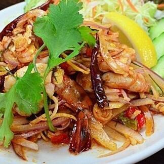 タレパットピクパオ(タイ風シーフード炒め)