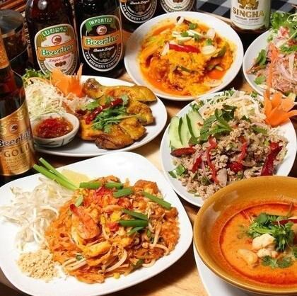 幹事さん必見!選べる本格タイ料理と飲み放題付パーティープラン