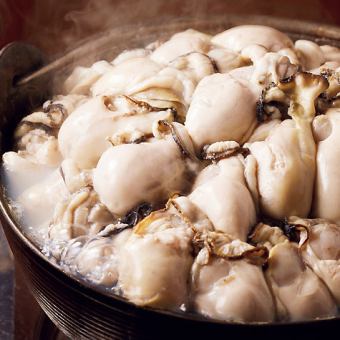 【附3小时无限畅饮】超刺激的牡蛎火锅牡蛎汤套餐（共9道菜）5,000日元