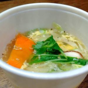 Egg soup