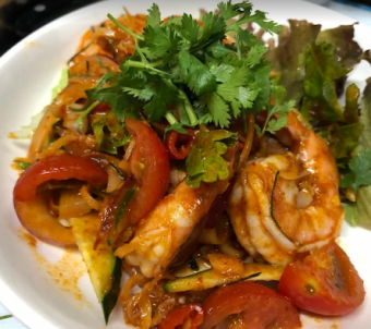 Pad Hoi Nang Prik Pao