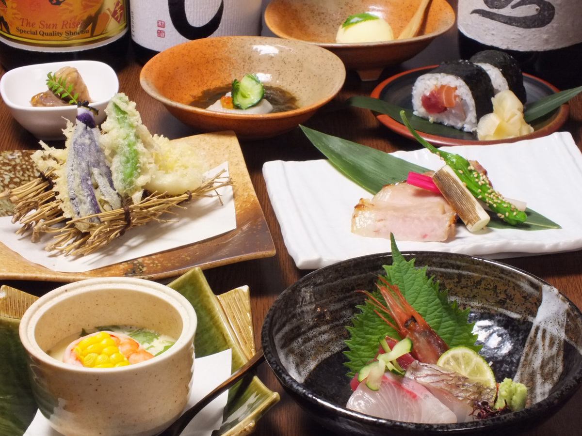 Put your heart on a plate.… A Japanese restaurant that is close to people's hearts << Seasonal >>…