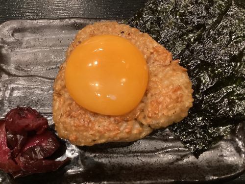 Grilled rice ball [egg yolk]