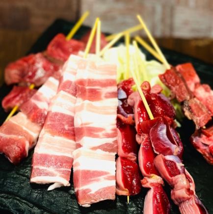 [10 skewers of yakitori] Includes sashimi squid and all-you-can-drink for just 5,000 yen!