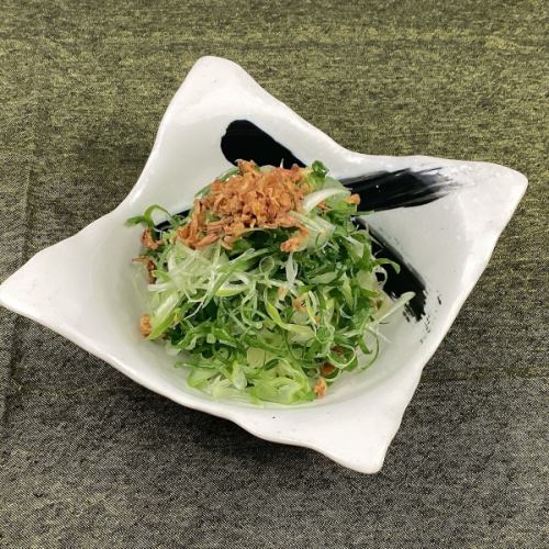 大ネギたっぷりサラダ