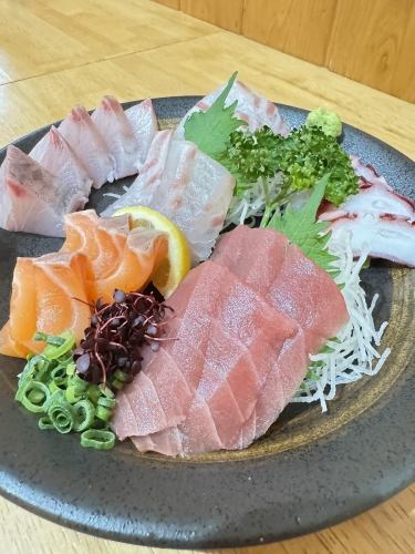 鮮魚の４点盛り