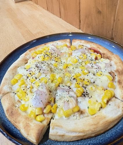 エビマヨコーンピザ