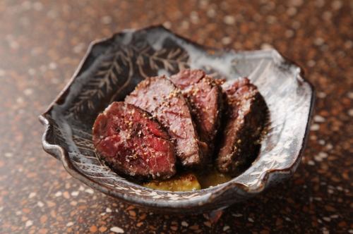 上サガリのネギ塩にんにく