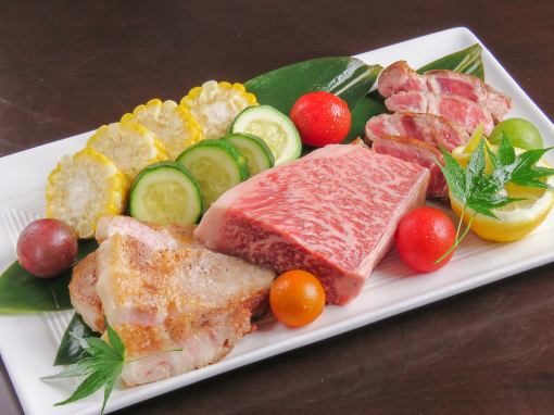 Enjoy a banquet in a private room! [Exquisite Fukushima Beef Course] 11 dishes with 2 hours of all-you-can-drink 7,000 yen ⇒ 6,500 yen