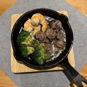 バケット付きアヒージョ