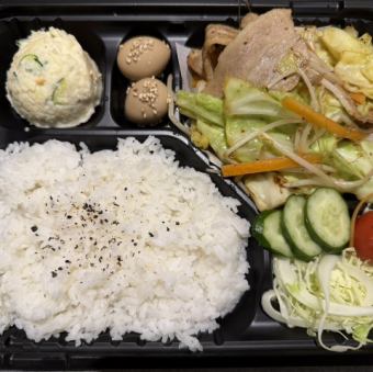 野菜炒め弁当